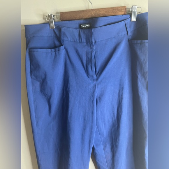 Roz & Ali navy blue dress pants size 16 - Picture 6 of 12
